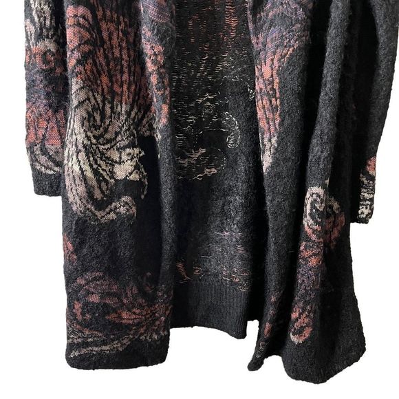 Peruvian Connection Talia Alpaca Blend Cardigan Sweater Coat medium - Picture 8 of 14